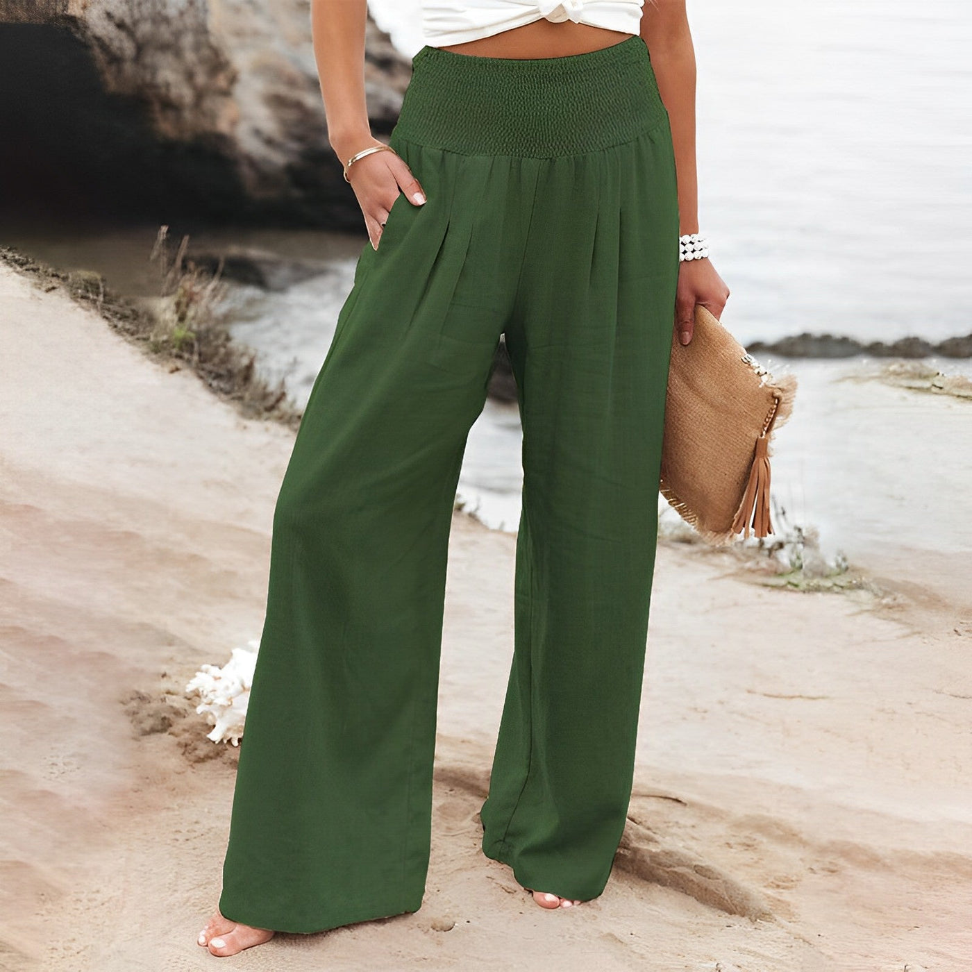 Weitbein-Hose für Damen