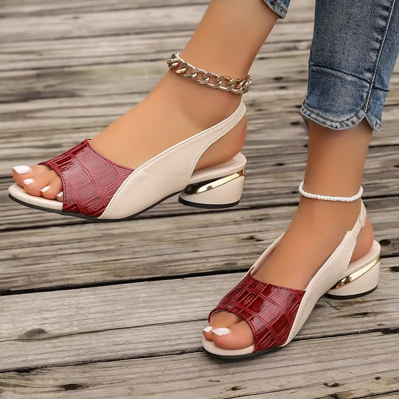 Whitney™ | Elegante Ledersandalen