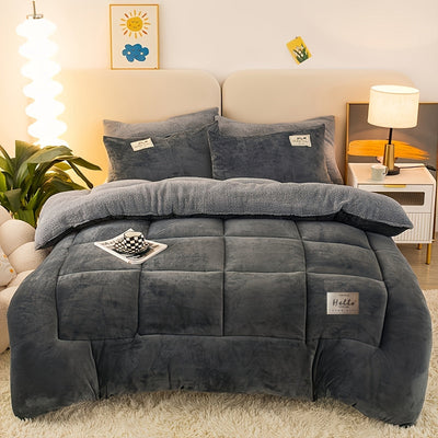 Wendbare Winter-Fleece-Decke – Ultra-Warm & Kuschelig mit Dual-Sided Milk Fleece