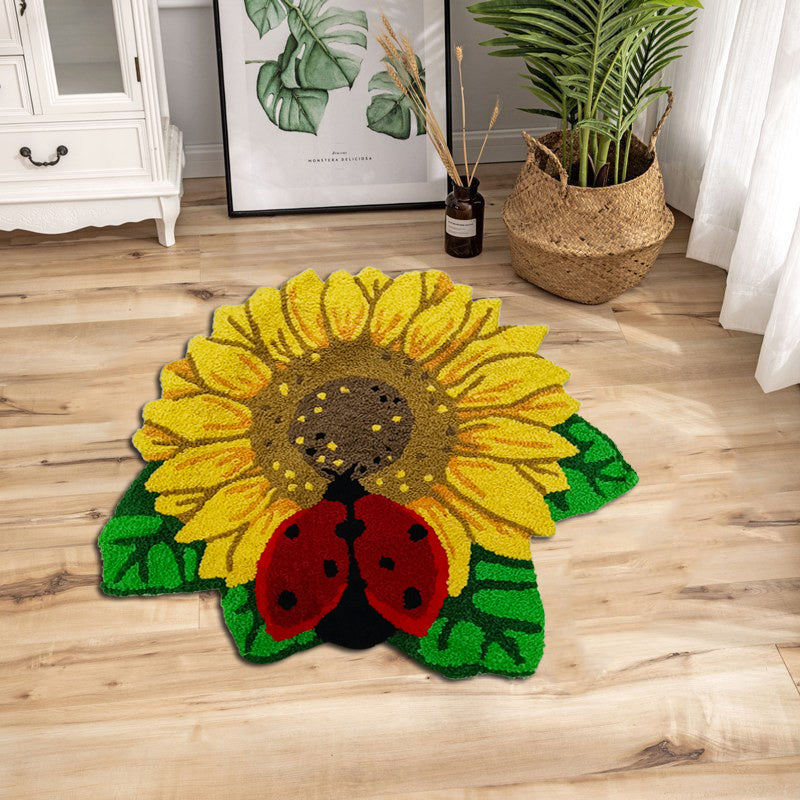 Wunderschöner Schmetterling-Blumen-Teppich für Schlafzimmer-Dekor