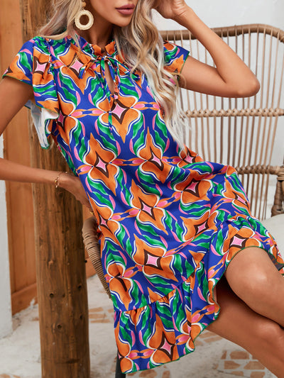 Yolanda® | Sommerkleid mit Lotusblatt-Print