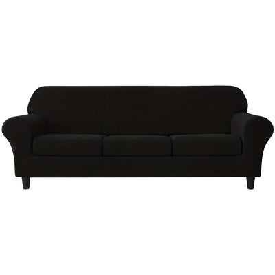 Weiche und elastische Jacquard-Sofahusse mit Kissenbezügen