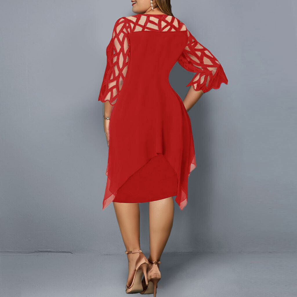 Zelle | Schwarz Partykleid | Midi