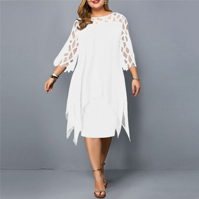 Zelle | Schwarz Partykleid | Midi
