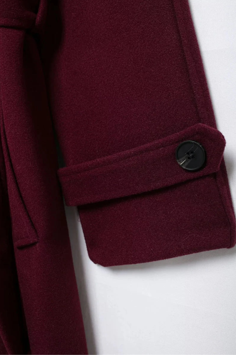 Eleganter Winter-Trenchcoat für Damen | Lang