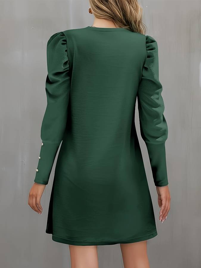 Willa® | Elegantes Kleid mit trendigen Puffärmeln