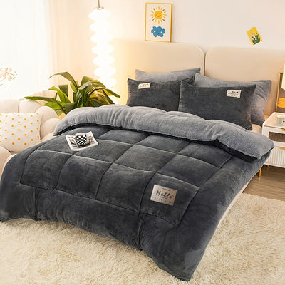 Wendbare Winter-Fleece-Decke – Ultra-Warm & Kuschelig mit Dual-Sided Milk Fleece