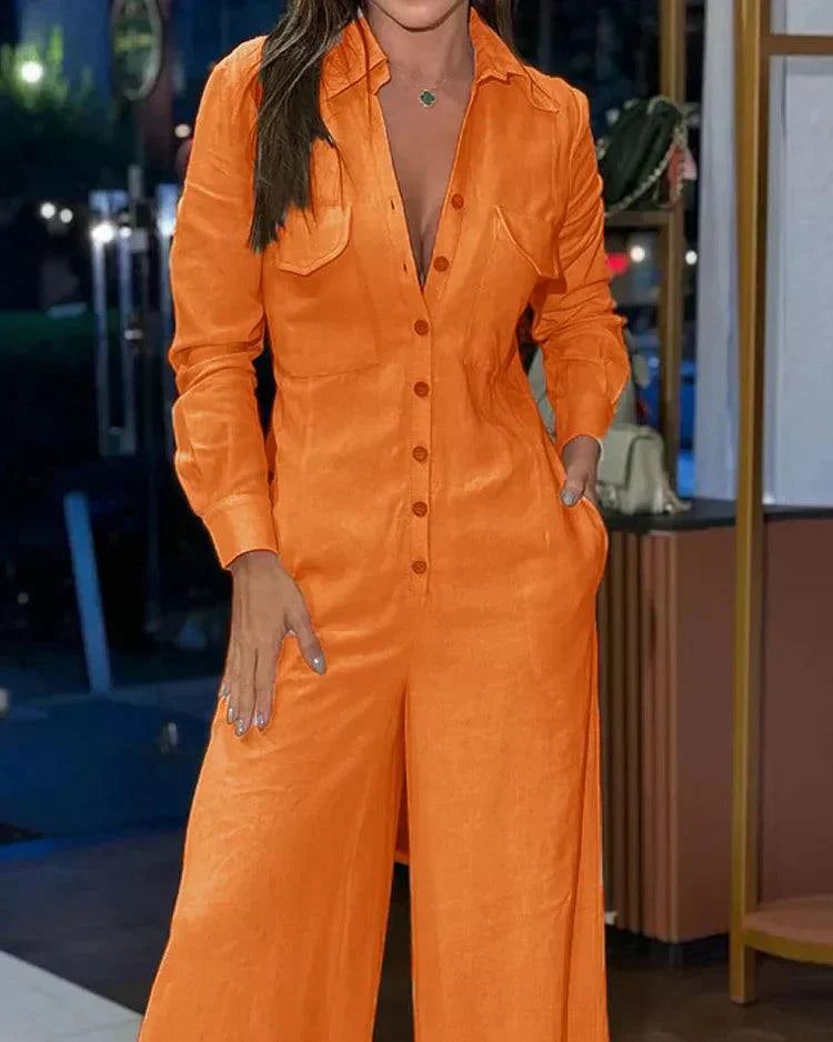 Weit Geschnittener Jumpsuit für Damen