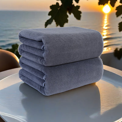 2er-Set Übergroße Outdoor-Handtücher – Hochsaugfähig & Hochwertig