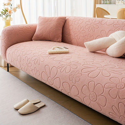 Zeitgenössisches Jacquard-Stretch-Sofabezug-Set