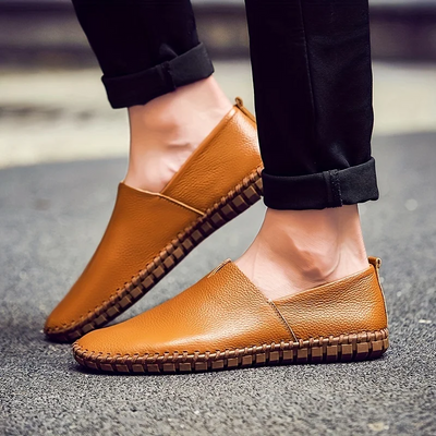 Adalwolf | Herren Sommer Loafer | Schwarz