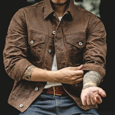 Herren Vintage-Freizeitjacke | Herbst