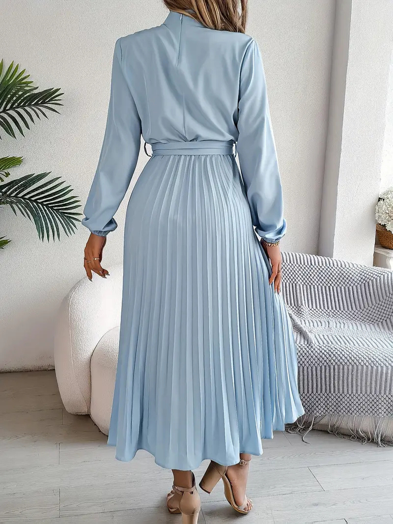 Stacey | Plissee Kleid Hochzeitsgast | Midi