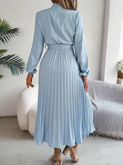 Stacey | Plissee Kleid Hochzeitsgast | Midi