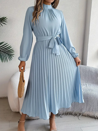 Stacey | Plissee Kleid Hochzeitsgast | Midi