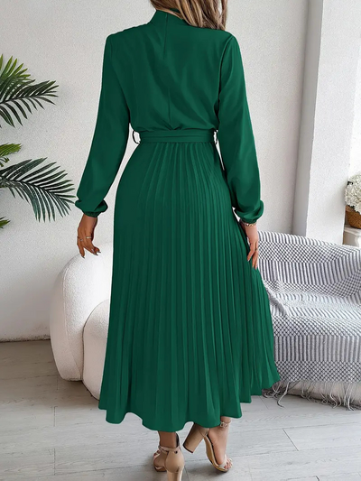Stacey | Plissee Kleid Hochzeitsgast | Midi