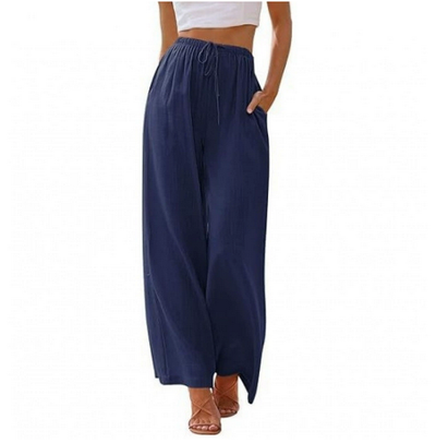 Weite Sommerhose | Elastischer Bund | Luftiger Schnitt