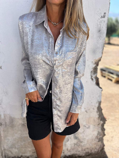 Zella™ - Schickes Schimmer-Shirt