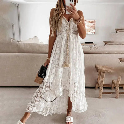 Zina | Elegantes und bequemes Boho-Spitzenkleid für Frauen