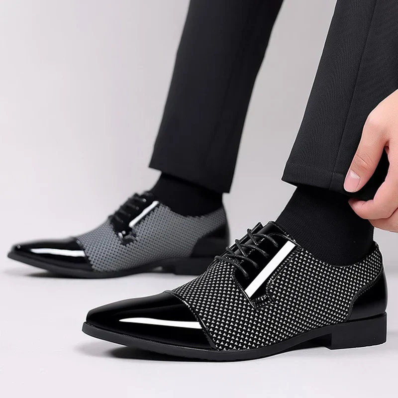 Aeron | Herren Oxford Schuhe | Schwarz