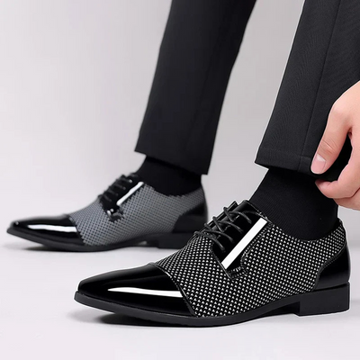Aeron | Herren Oxford Schuhe | Schwarz