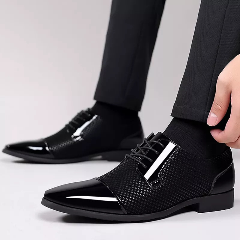 Aeron | Herren Oxford Schuhe | Schwarz