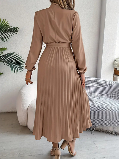 Stacey | Plissee Kleid Hochzeitsgast | Midi