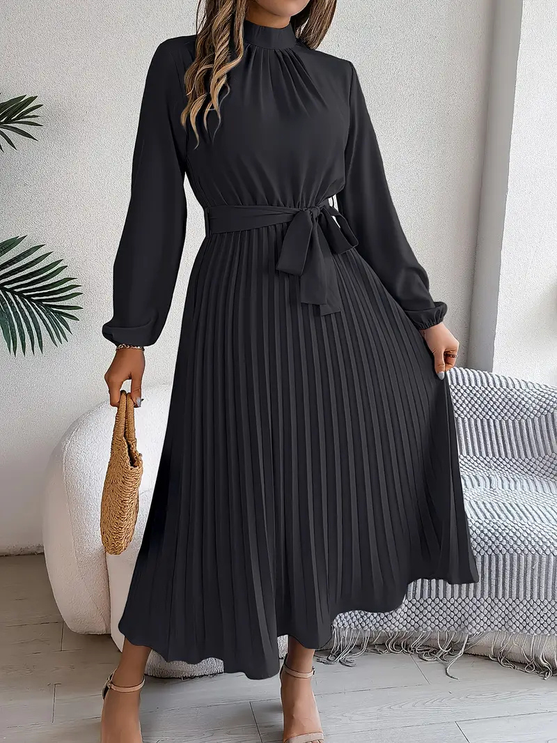 Stacey | Plissee Kleid Hochzeitsgast | Midi