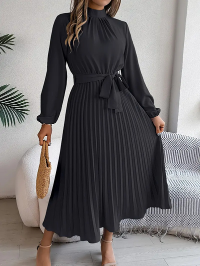 Stacey | Plissee Kleid Hochzeitsgast | Midi