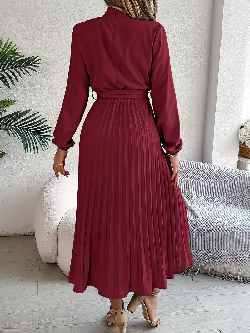 Stacey | Plissee Kleid Hochzeitsgast | Midi