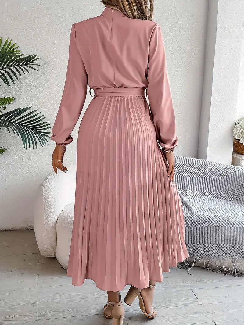 Stacey | Plissee Kleid Hochzeitsgast | Midi