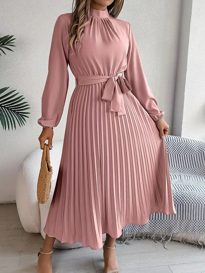 Stacey | Plissee Kleid Hochzeitsgast | Midi