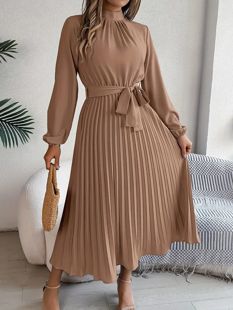Stacey | Plissee Kleid Hochzeitsgast | Midi