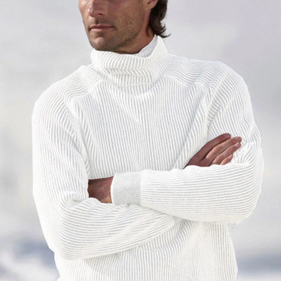 Zach | Rollkragenpullover Herren Schwarz | Warme Pullover