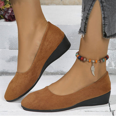 Ophelia® | Elegante und leichte Schuhe mit rutschfestem, niedrigem Keilabsatz