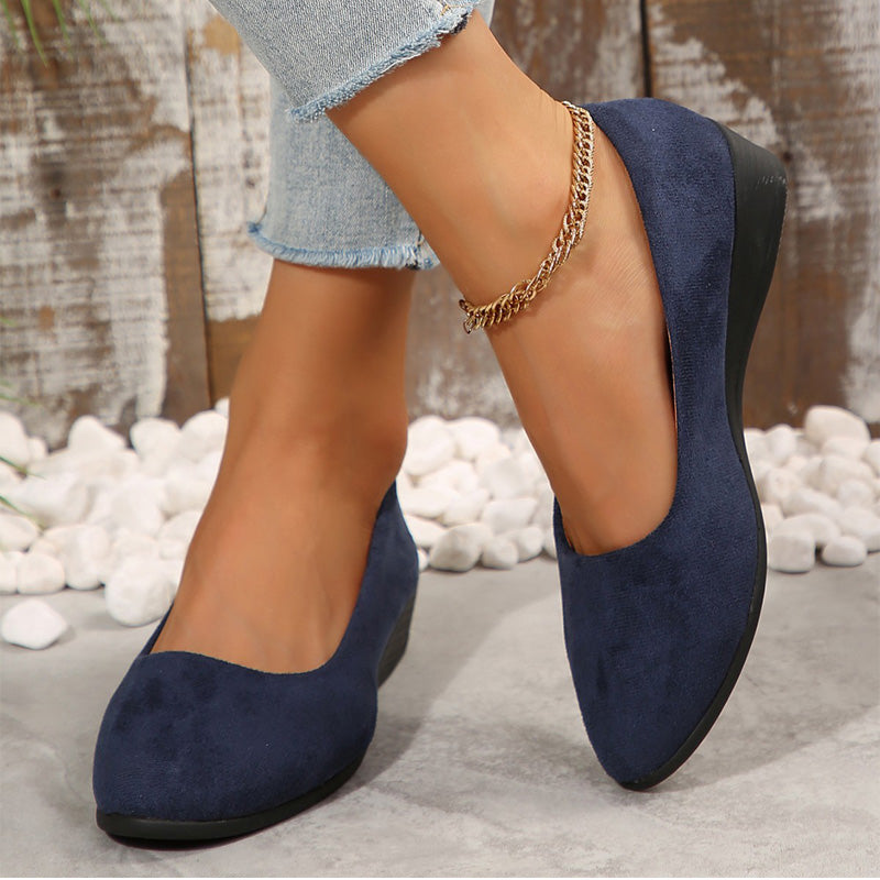 Ophelia® | Elegante und leichte Schuhe mit rutschfestem, niedrigem Keilabsatz