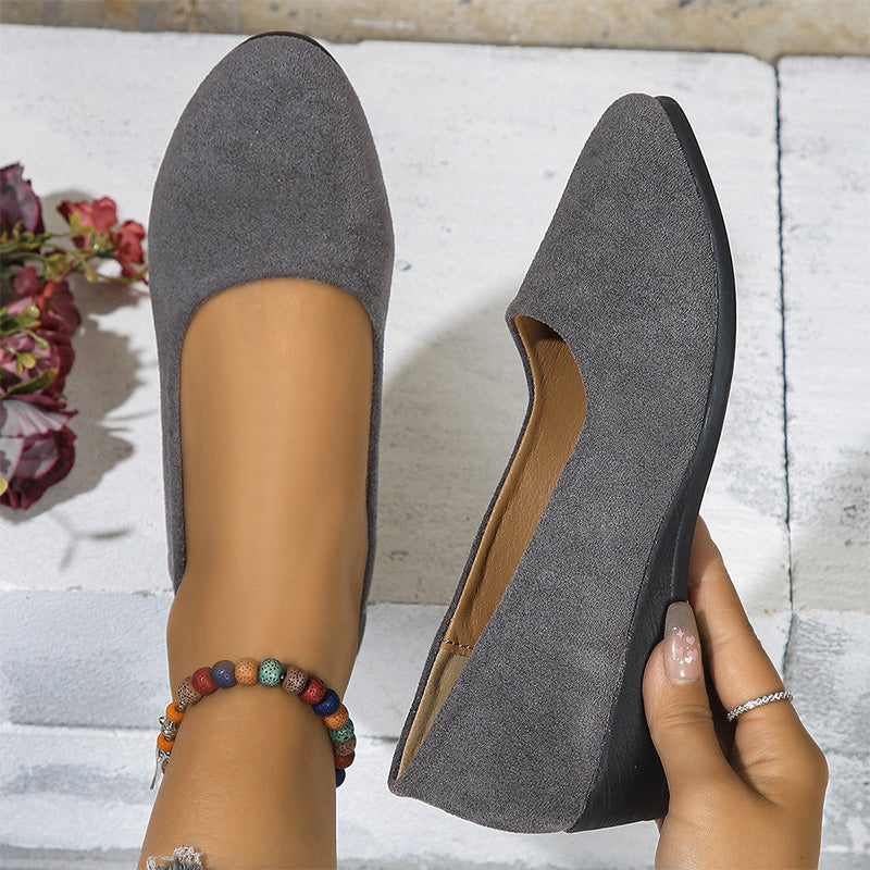 Ophelia® | Elegante und leichte Schuhe mit rutschfestem, niedrigem Keilabsatz