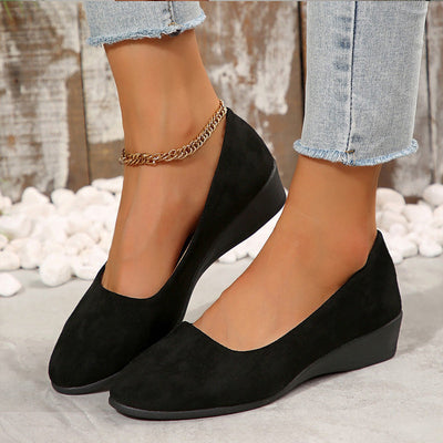 Ophelia® | Elegante und leichte Schuhe mit rutschfestem, niedrigem Keilabsatz