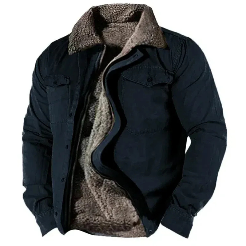 Warme Vintage-Jacke für Herren | Winter