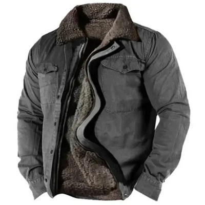 Warme Vintage-Jacke für Herren | Winter