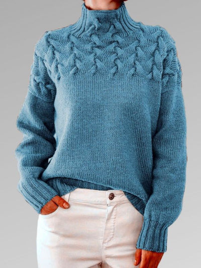 Warmer Damen-Rollkragenpullover - Karolina