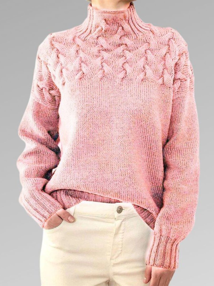 Warmer Damen-Rollkragenpullover - Karolina