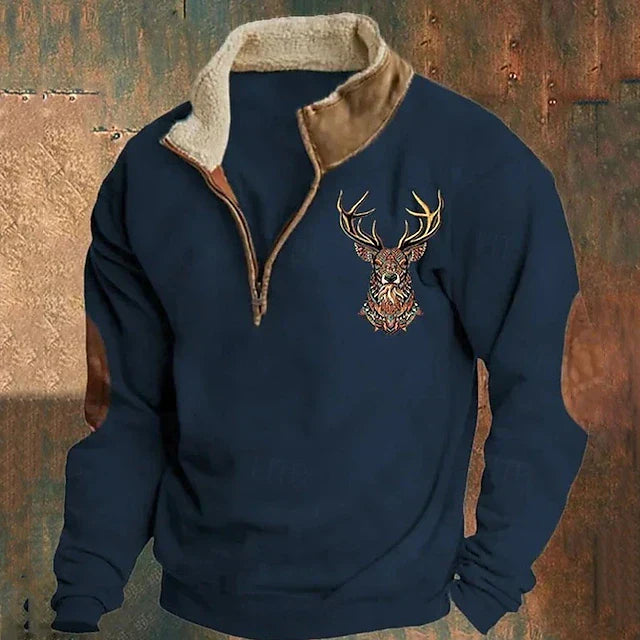 Warmer Fleece-Winterpulli für Männer - Hendrik