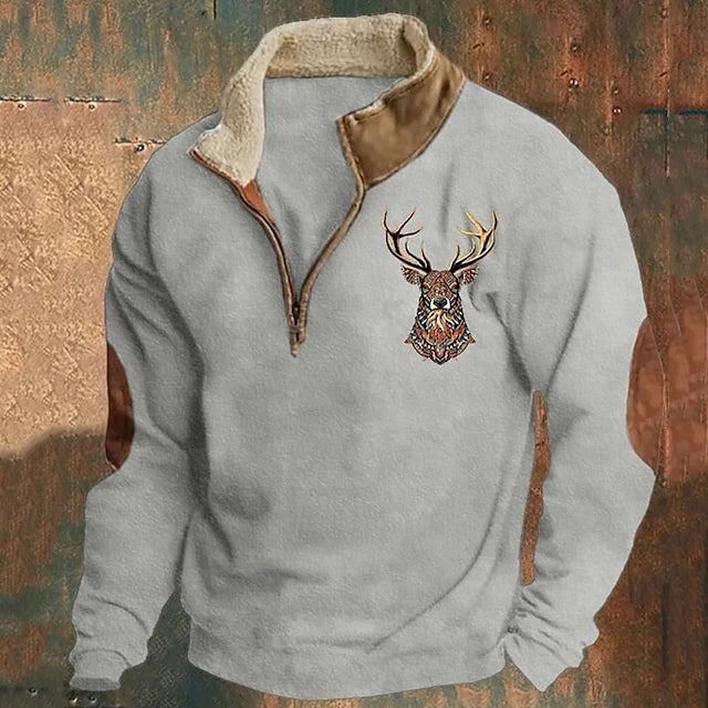 Warmer Fleece-Winterpulli für Männer - Hendrik