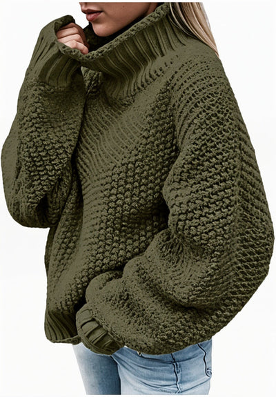 Warmer Grobstrickpullover für Frauen - Tine