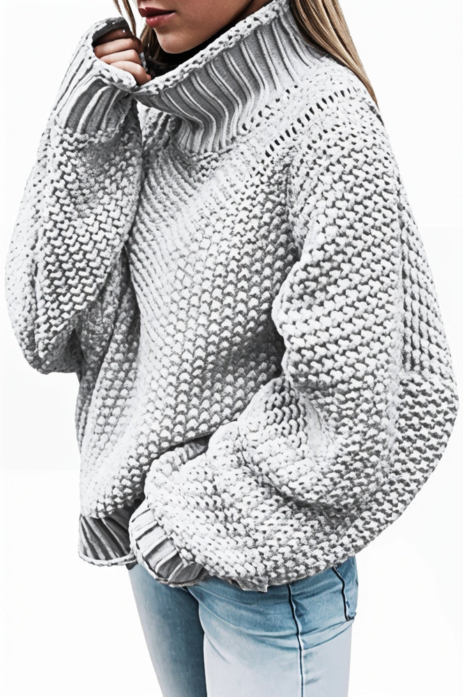Warmer Grobstrickpullover für Frauen - Tine