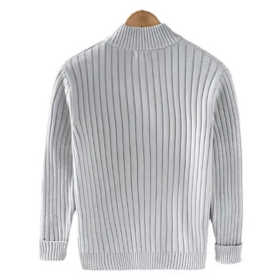 Warmer Strickcardigan für Herren | reißverschluss
