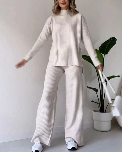 Warmes Pullover- und Hosenset für Frauen - Lindia