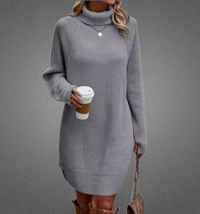Warmes Pulloverkleid für Frauen - Natalina