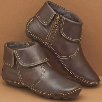 Wasserdichte Damenstiefel aus weichem Leder - Heidrun